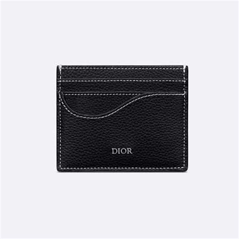 dior saddle card holder men|designer wallet card holder.